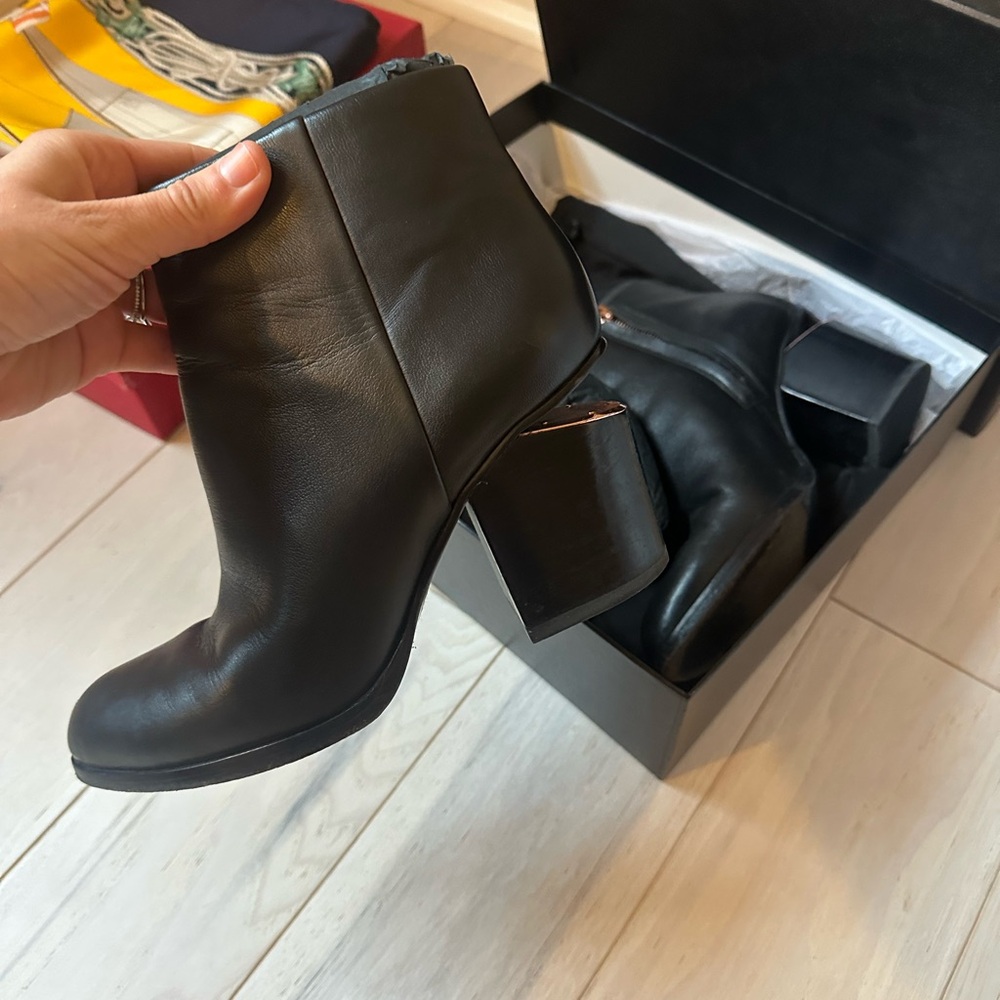 Alexander Wang Black Ankle Booties